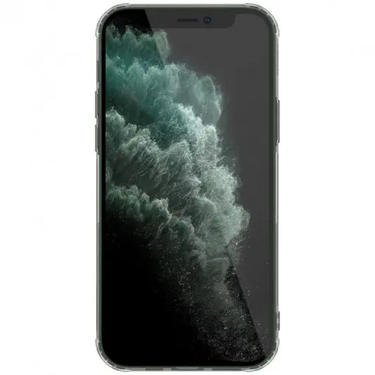 TPU чехол для Apple iPhone 12 Pro / 12 (6.1"") - Nillkin Nature Series (Серый (прозрачный)) - изображение 1