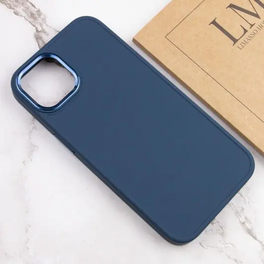 TPU чехол для Apple iPhone 12 Pro / 12 (6.1"") - Bonbon Metal Style (Синий / Cosmos blue) - изображение 3