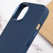 TPU чехол для Apple iPhone 12 Pro / 12 (6.1"") - Bonbon Metal Style (Синий / Cosmos blue)
