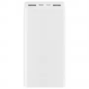 Портативное зарядное устройство для Xiaomi Mi Power Bank 3 20000mAh (2USB+Type-C) (PLM18ZM/VXN4258CN), Белый