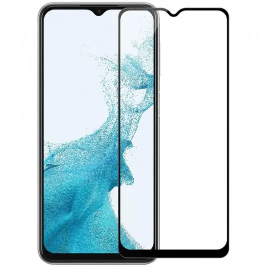 Защитное стекло XD+ (full glue) (тех.пак) Samsung Galaxy A13 4G / M23 5G / M13 4G, Черный
