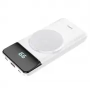 Портативний зарядний пристрій Power Bank Hoco J76 Bobby wireless 22.5W+PD20W 10000 mAh, Білий