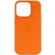 Кожаный чехол Leather Case (AAA) with MagSafe для Apple iPhone 13 Pro Max (6.7"), Golden Brown