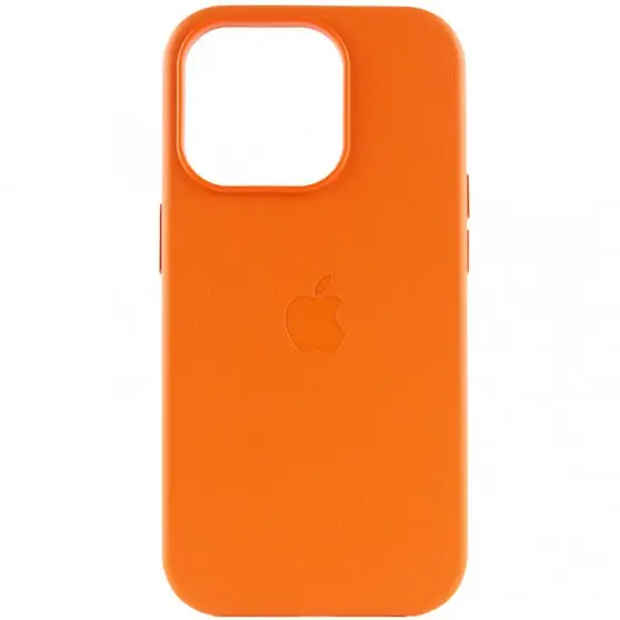 Шкіряний чохол Leather Case (AAA) with MagSafe для Apple iPhone 13 Pro Max (6.7"), Golden Brown
