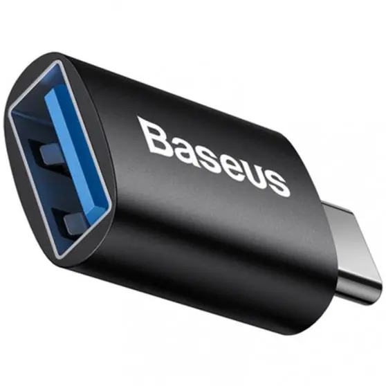 Переходник Baseus Ingenuity Series Mini Type-C to USB 3.1 (ZJJQ000001), Black