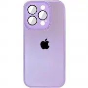 Чохол TPU+Glass Sapphire Midnight для Apple iPhone 13 Pro Max (6.7"), Бузковий / Lilac