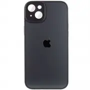 Чехол TPU+Glass Sapphire Midnight для Apple iPhone 14 (6.1"), Черный / Black