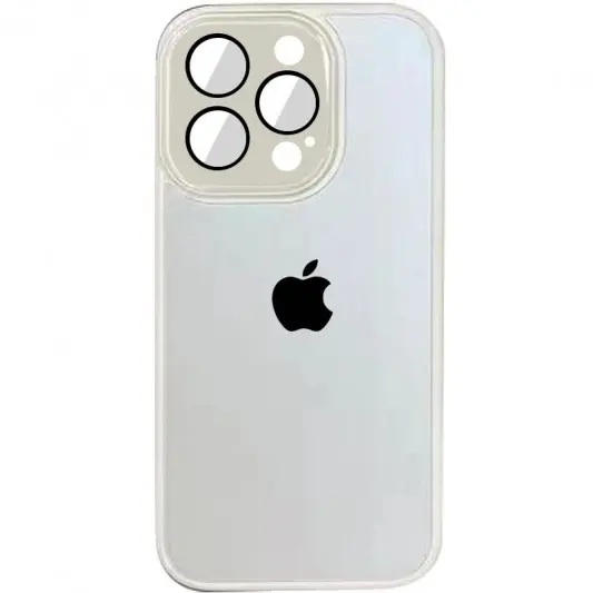 Чехол TPU+Glass Sapphire Midnight для iPhone 12 Pro Max (6.7"), Белый / White