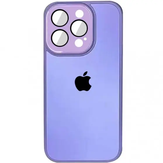 Чохол TPU+Glass Sapphire Midnight для Apple iPhone 12 Pro Max (6.7"), Бузковий / Dasheen