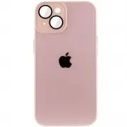 Чохол TPU+Glass Sapphire Midnight для Apple iPhone 14 Plus (6.7"), Рожевий / Pink Sand