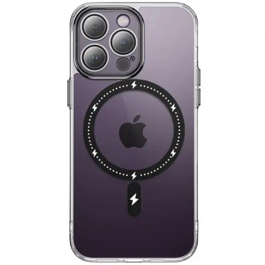Чохол TPU+PC Colorful with MagSafe для Apple iPhone 14 Pro Max (6.7"), Black