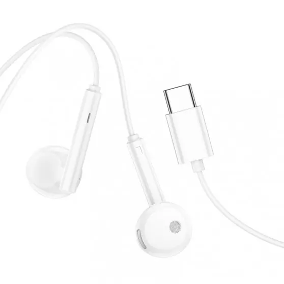 Наушники Borofone BM82 Art music to Type-C, White