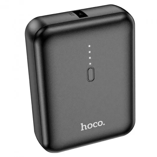 Портативний зарядний пристрій Power Bank Hoco J96 Strider 5000 mAh, Black - зображення 1 