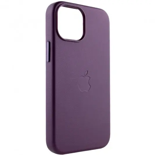 Кожаный чехол Leather Case (AAA) with MagSafe для Apple iPhone 13 Pro Max (6.7"), Dark Cherry - изображение 2