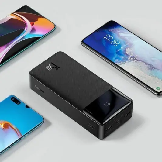 Power Bank Baseus Bipow Overseas 15W 30000mAh (PPBD050201), Черный - изображение 4