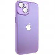 Чехол TPU+Glass Sapphire Midnight для Apple iPhone 14 (6.1"), Сиреневый / Lilac