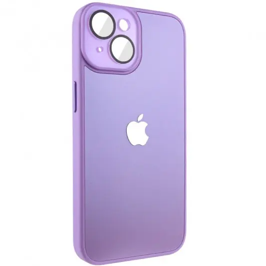 Чехол TPU+Glass Sapphire Midnight для Apple iPhone 14 (6.1"), Сиреневый / Lilac - изображение 1
