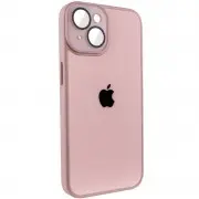 Чохол TPU+Glass Sapphire Midnight для Apple iPhone 14 (6.1"), Рожевий / Pink Sand