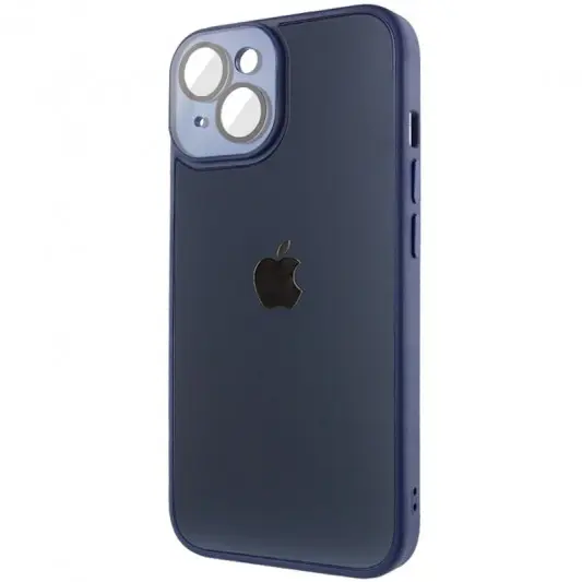 Чохол TPU+Glass Sapphire Midnight для Apple iPhone 14 Plus (6.7"), Синій / Deep navy - зображення 2 