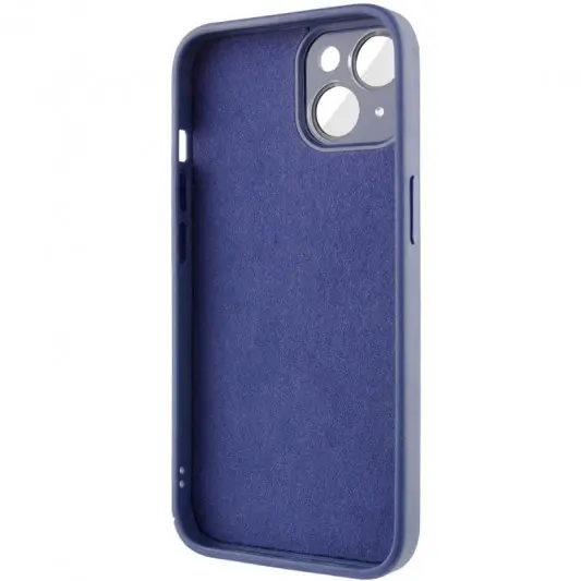 Чохол TPU+Glass Sapphire Midnight для Apple iPhone 14 Plus (6.7"), Синій / Deep navy - зображення 3 