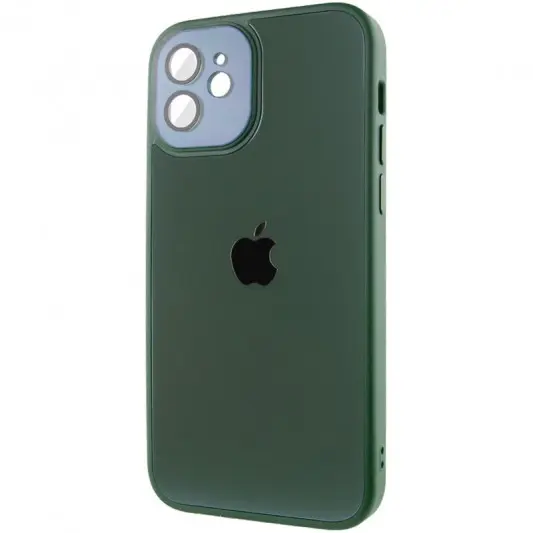 Чехол TPU+Glass Sapphire Midnight для Apple iPhone 11 (6.1"), Зеленый / Forest green - изображение 2