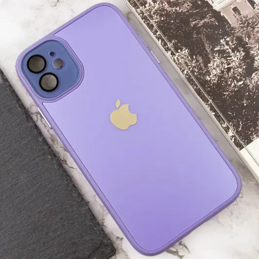 Чехол TPU+Glass Sapphire Midnight для Apple iPhone 11 (6.1"), Сиреневый / Dasheen - изображение 4