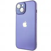 Чохол TPU+Glass Sapphire Midnight для Apple iPhone 14 Plus (6.7"), Бузковий / Dasheen