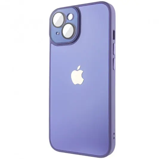 Чохол TPU+Glass Sapphire Midnight для Apple iPhone 14 Plus (6.7"), Бузковий / Dasheen - зображення 2 