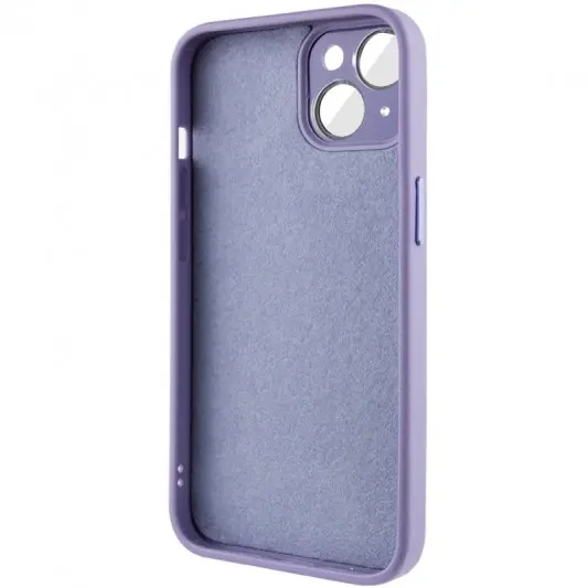 Чохол TPU+Glass Sapphire Midnight для Apple iPhone 14 Plus (6.7"), Бузковий / Dasheen - зображення 3 