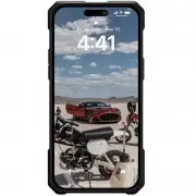Ударопрочный чехол UAG Monarch Pro with MagSafe Leather для Apple iPhone 15 Pro (6.1"), Черный