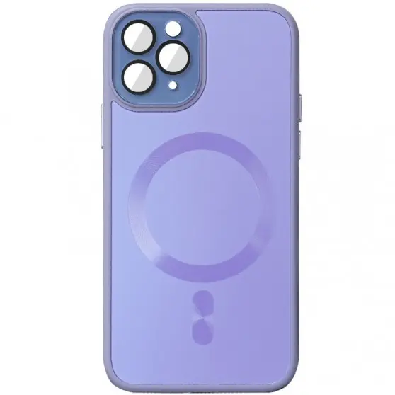 Чехол TPU+Glass Sapphire Midnight with MagSafe для Apple iPhone 11 Pro (5.8"), Сиреневый / Dasheen