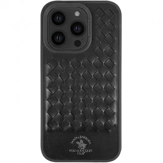 Кожаный чехол Polo Santa Barbara для Apple iPhone 15 Pro Max (6.7"), Black - изображение 2