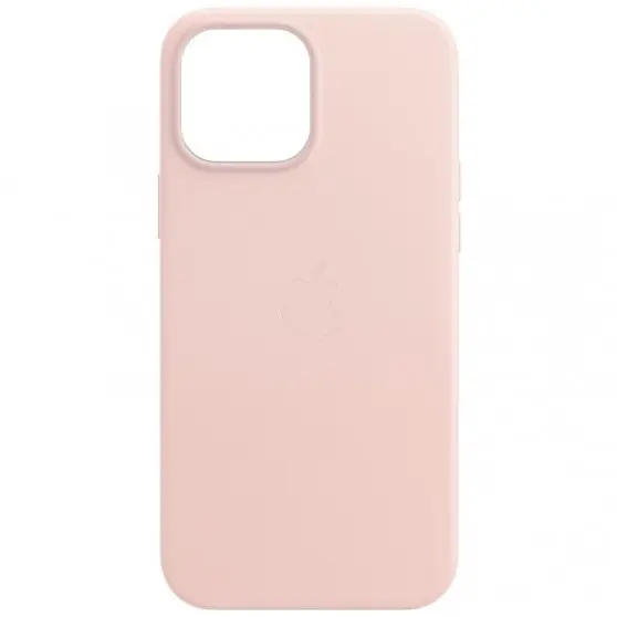 Шкіряний чохол для Apple iPhone 12 Pro Max (6.7"") - Leather Case (AA) with MagSafe Sand Pink