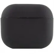Силиконовый футляр для наушников AirPods 3, Черный / Black