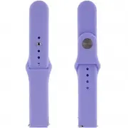 Силиконовый ремешок для Amazfit Bip/Bip U/Bip U Pro/Bip S/Samsung, 20 мм - Sport, Сиреневый / Dasheen