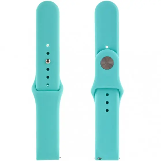 Силіконовий ремінець Amazfit Bip/Bip U/Bip U Pro/Bip S/Samsung, 20 мм - Sport, Бірюзовий / Ice Blue