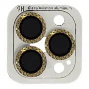 Захисне скло на камеру для iPhone 12 Pro / 11 Pro Max / 11 Pro - Metal Shine, Золотий / Gold
