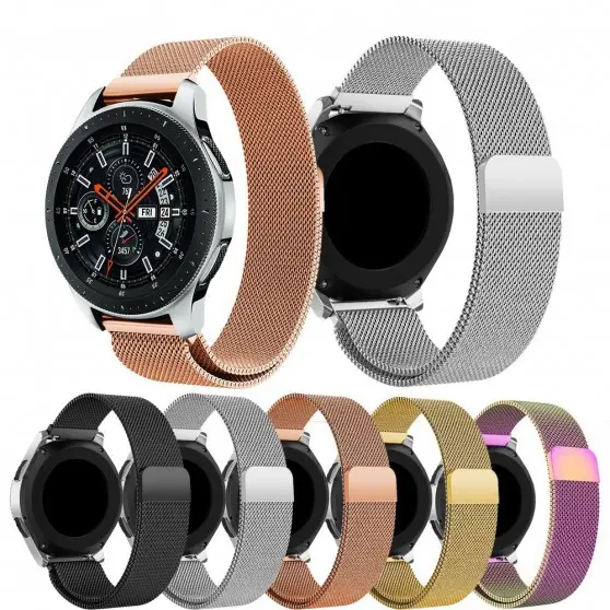 Ремінець Milanese Loop для Xiaomi Amazfit / Samsung 20 mm, Colorful
