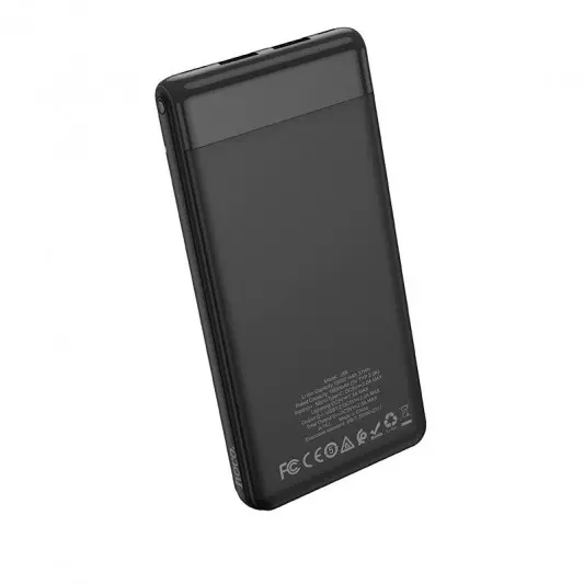 Портативное зарядное устройство Power Bank Hoco J59 Famous 10000 mAh Черный - изображение 3