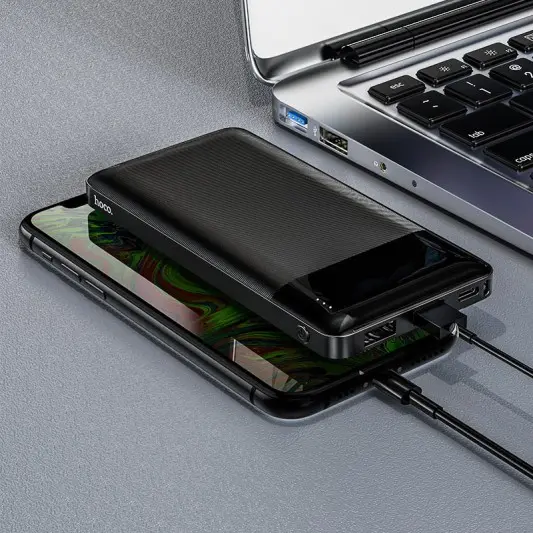 Портативное зарядное устройство Power Bank Hoco J72 10000 mAh Черный - изображение 3