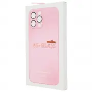 Чехол для Apple iPhone 12 Pro (6.1"") - TPU+Glass Sapphire matte case Chanel Pink