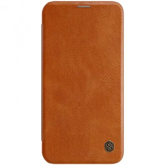 Кожаный чехол (книжка) Nillkin Qin Series для Apple iPhone 12 Pro / 12 (6.1"")