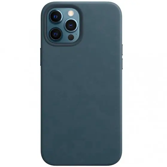 Кожаный чехол Leather Case (AAA) without Logo для Apple iPhone 12 Pro / 12 (6.1"")