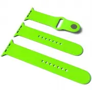Силіконовий ремінець для Apple Watch Sport Band 38/40 (S / M & M / L) 3pcs (Салатовий / Neon green)