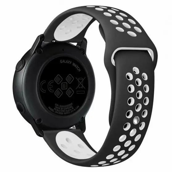 Силіконовий ремінець для Amazfit Bip/Bip U/Bip U Pro/Bip S/Samsung, 20 мм - Sport Nike+