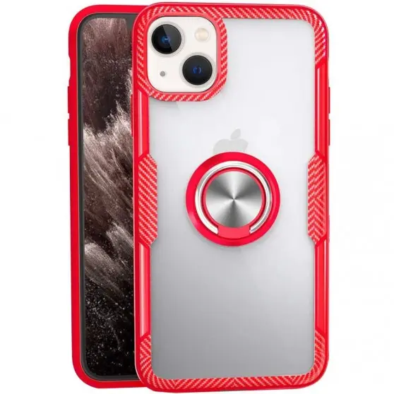 TPU+PC чехол Deen CrystalRing for Magnet (opp) для Apple iPhone 13 (6.1"")