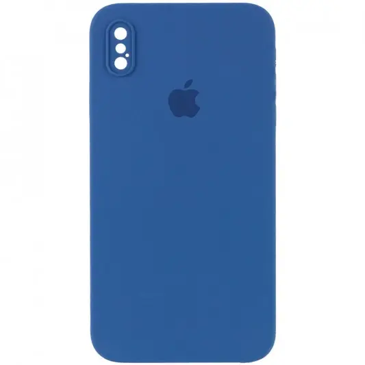 Чехол Silicone Case Square Full Camera Protective (AA) для Apple iPhone XS (5.8"")