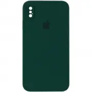 Чехол Silicone Case Square Full Camera Protective (AA) для Apple iPhone XS (5.8"")