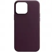 Кожаный чехол Leather Case (AAA) для Apple iPhone 13 (6.1"")
