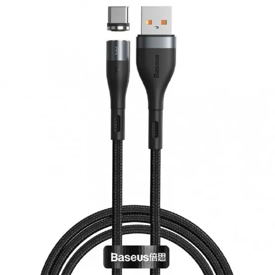 Дата кабель Baseus Zinc Magnetic Type-C 5A (1m) (CATXC-NG)